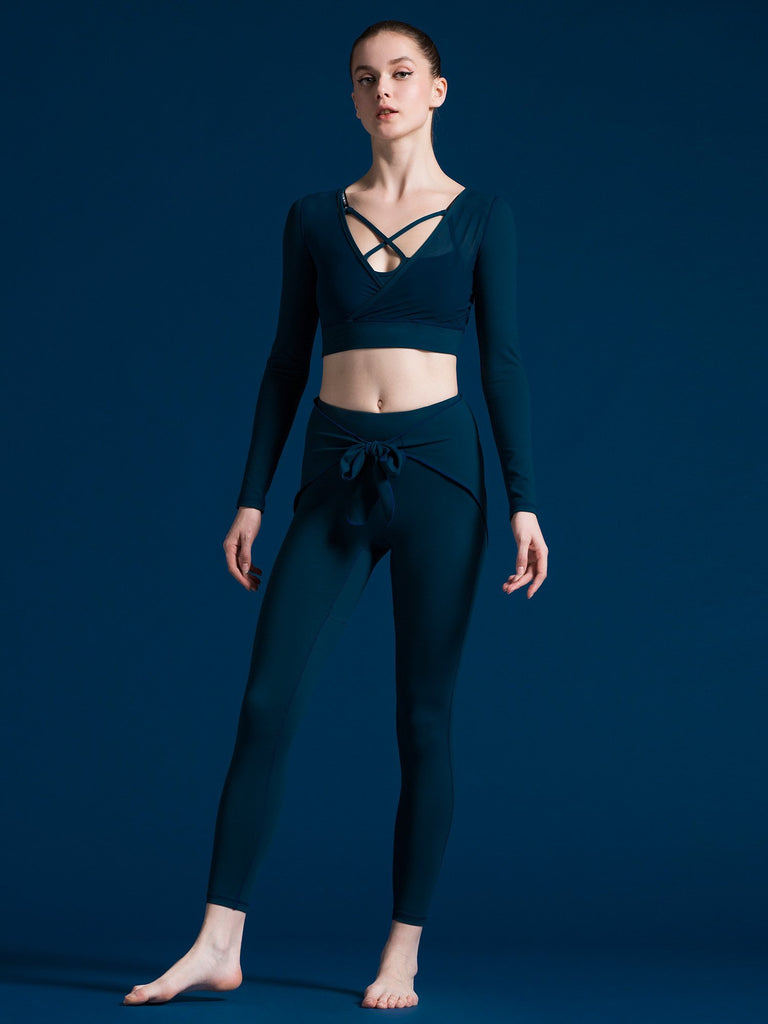 MESH & MATCH CROP TOP, LAKE MESH