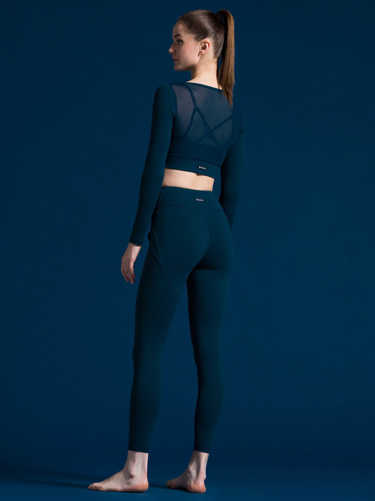 MESH & MATCH CROP TOP, LAKE MESH