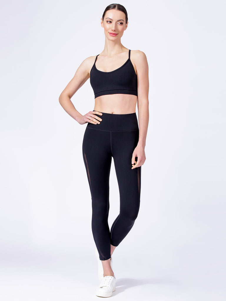 ECLIPSE ANKLE CROPS, BLACK