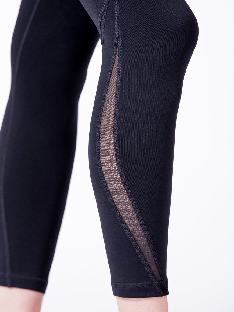 ECLIPSE ANKLE CROPS, BLACK