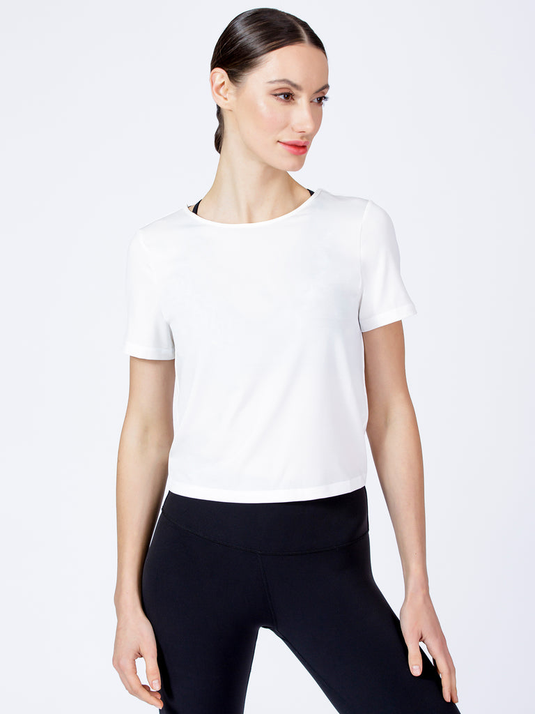 TWIST TEE , WHITE WFX