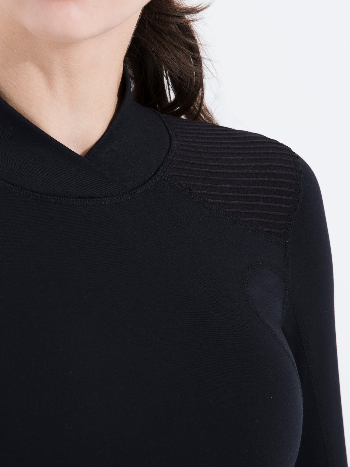 FLEX CURVE TEE, BLACK