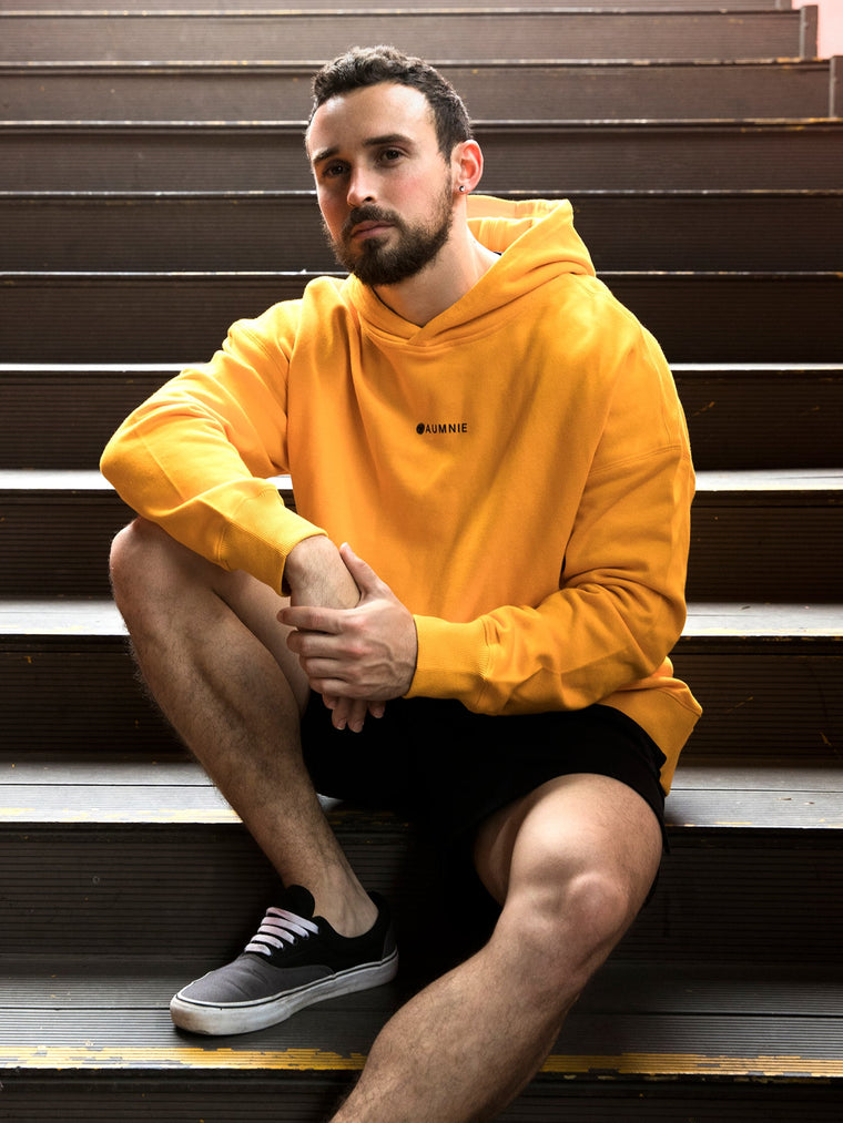 AMBER LOGO HOODIE