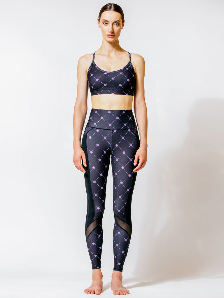 BOLD WAVE PANTS 2.0, BLACK GALLERIA