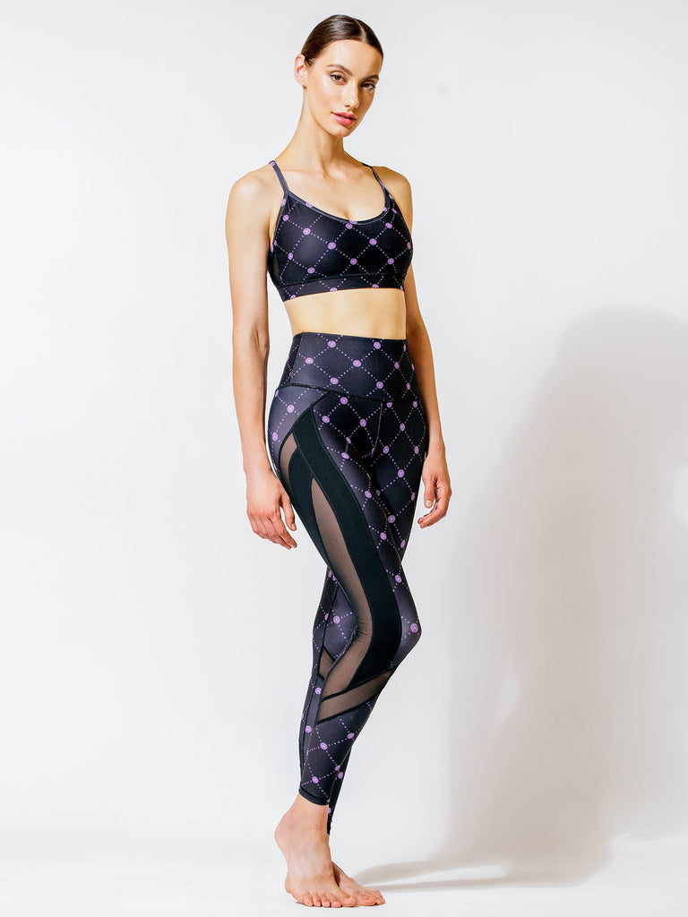 BOLD WAVE PANTS 2.0, BLACK GALLERIA