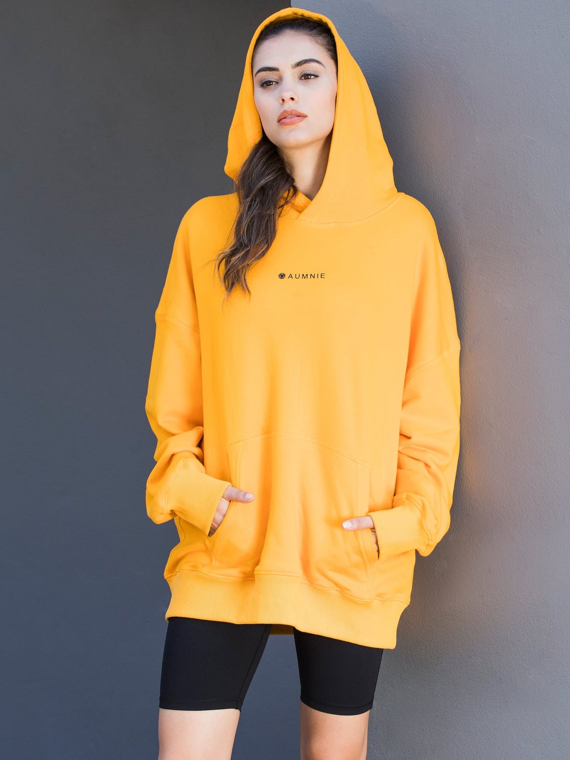 AMBER LOGO HOODIE