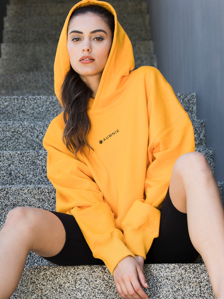 AMBER LOGO HOODIE