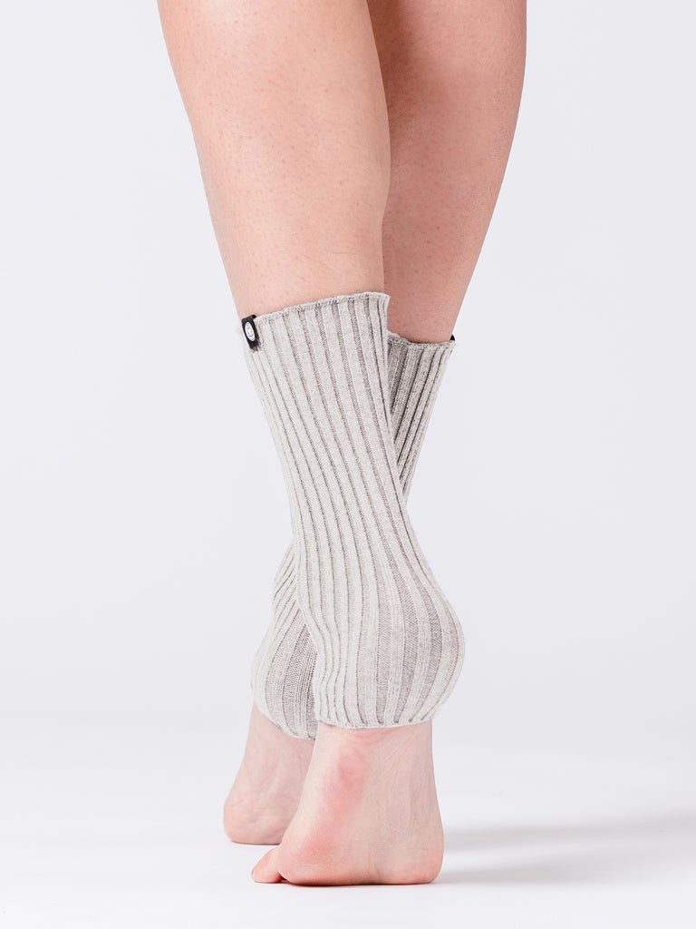 ATHLETIC ANKLE WARMERS, LATTE