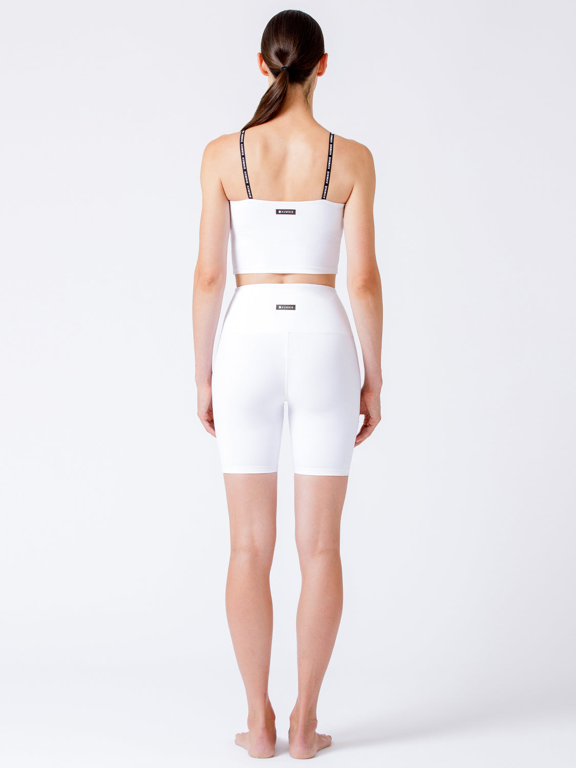 FLEX 6" HIGH WAIST SHORTS, WHITE