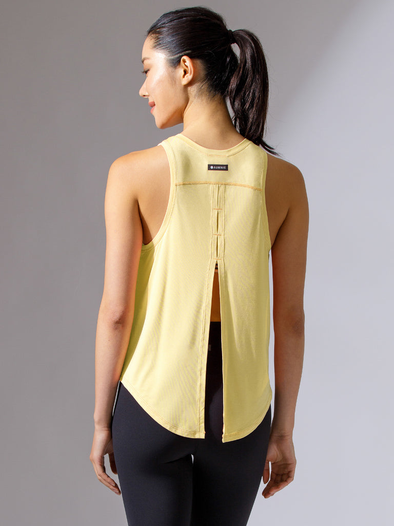 BACK TIE EVERYDAY SINGLET, JASMINE