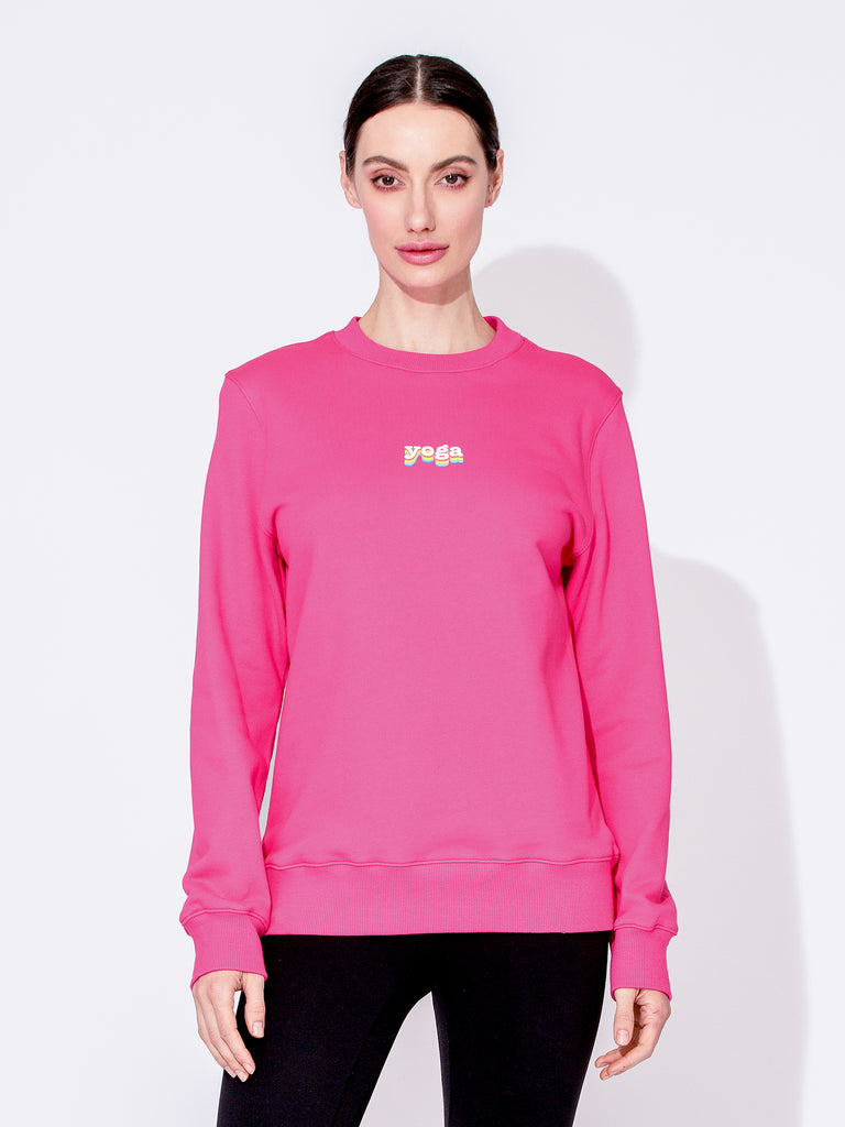 RAINBOW YOGA SWEATSHIRT, DIVA