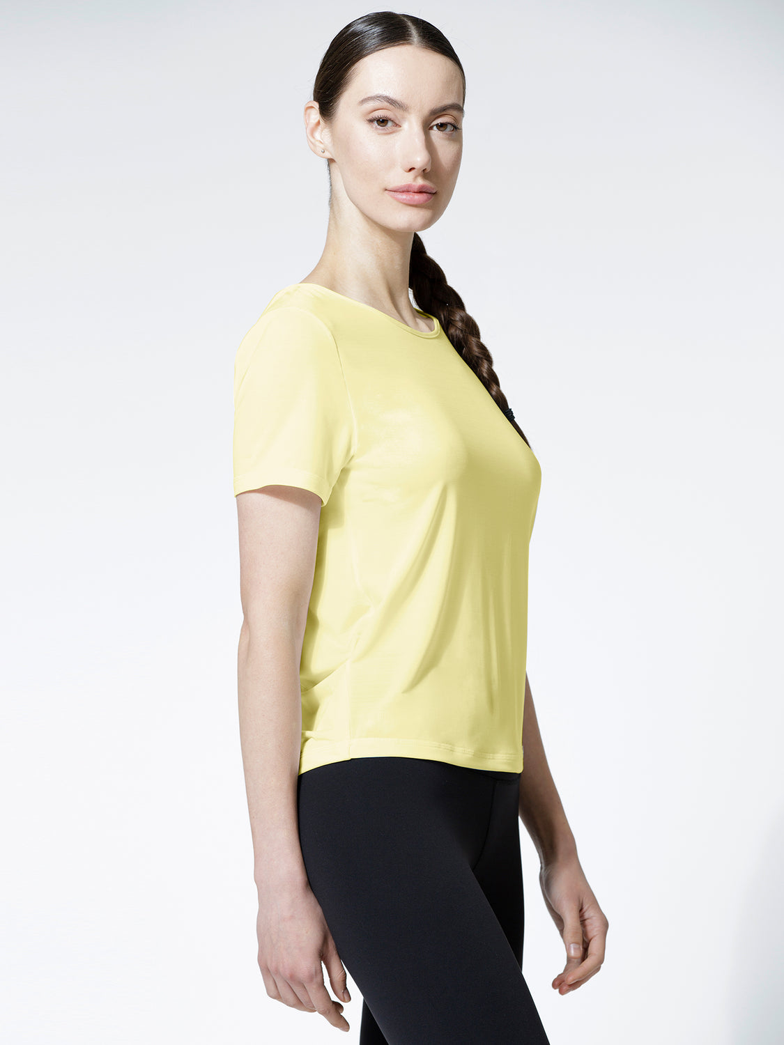 OPEN BACK WRAP TEE, JASMINE