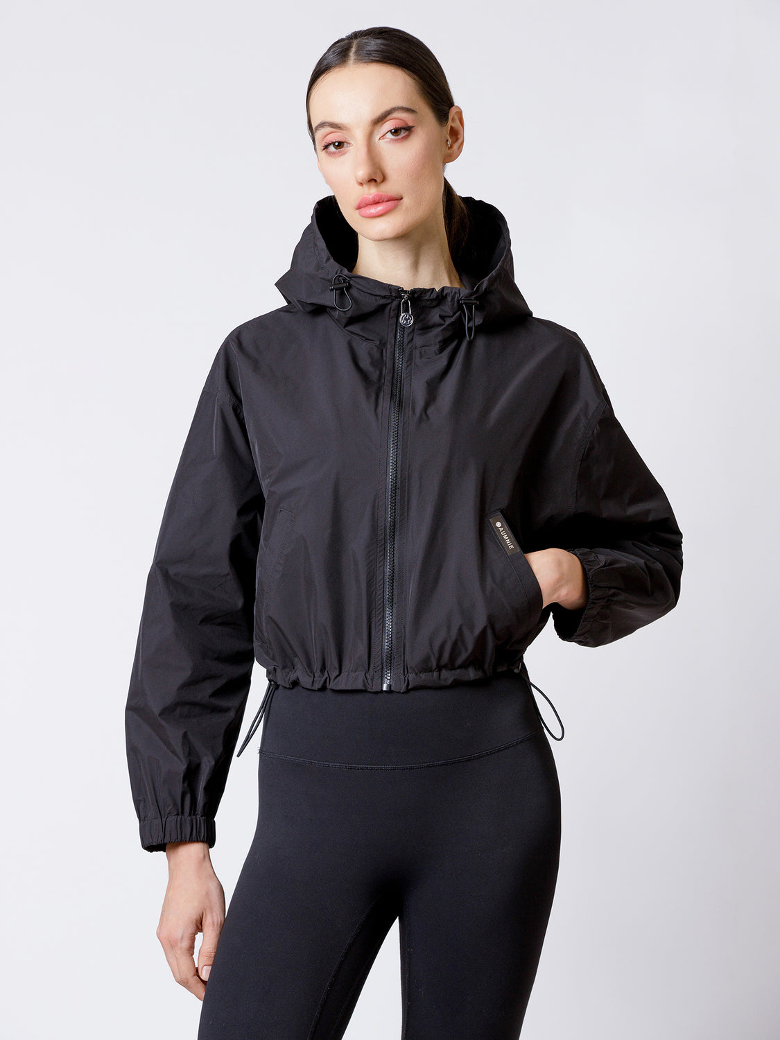 BREEZE EVERYDAY WINDBREAKER,BLACK