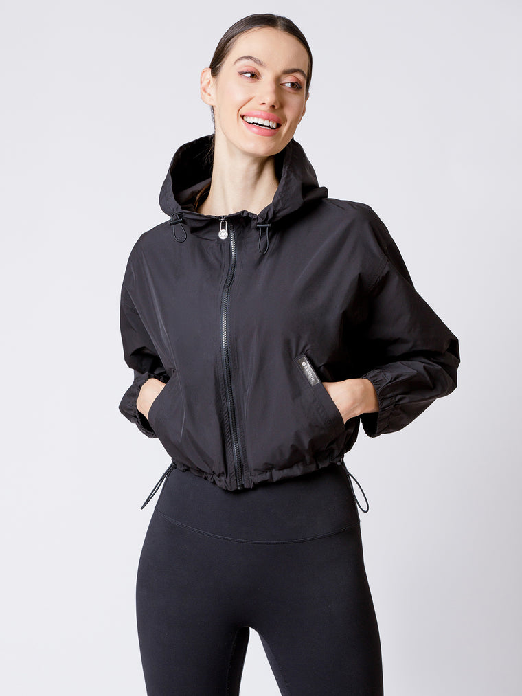 BREEZE EVERYDAY WINDBREAKER,BLACK