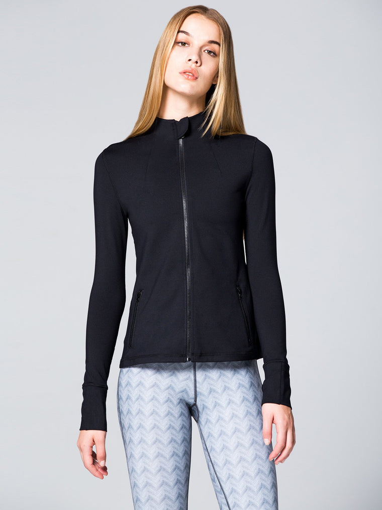 AIR JACKET, BLACK/BLACK MESH