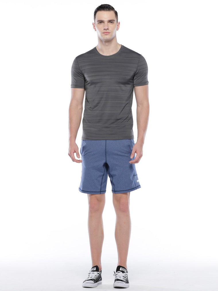 SPEED SHORT, HEATHER BLUE