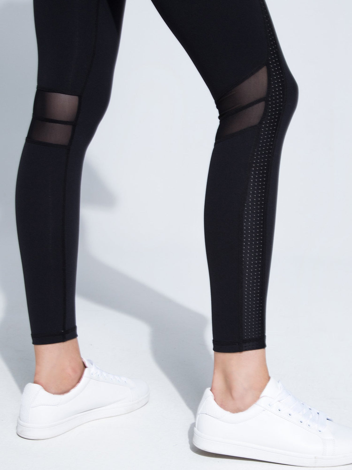 SUPER HIGH WAIST PANTS,BLACK/BLACK MESH