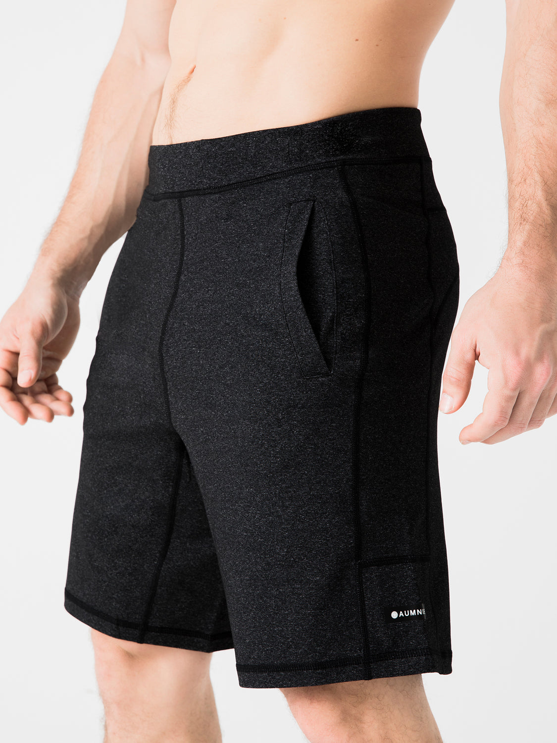 SPEED SHORT 2.0, HEATHER BLACK