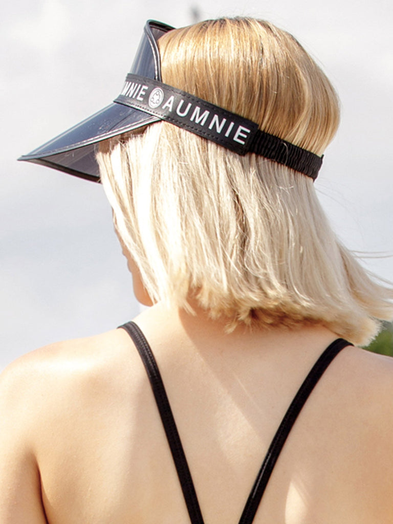 BLACK SUMMER VISOR, BLACK