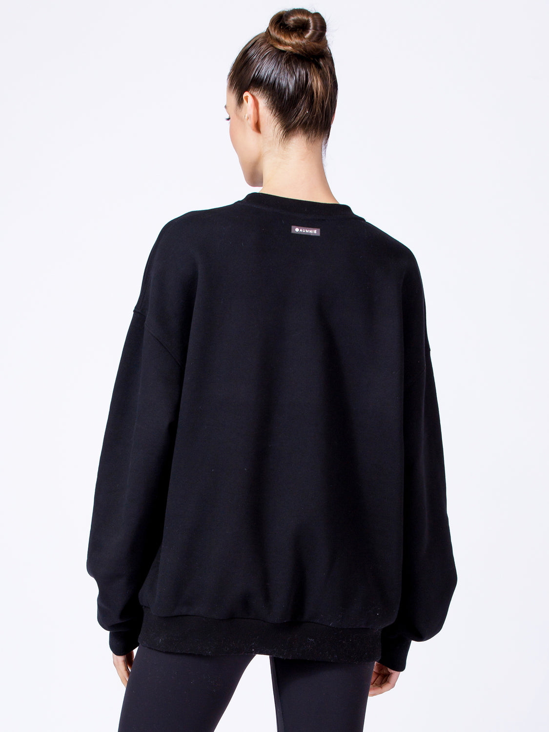 AUMNIE OVERSIZE SWEATSHIRT, BLACK