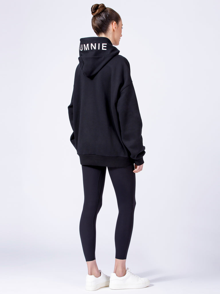 AUMNIE OVERSIZE HOODIE, BLACK