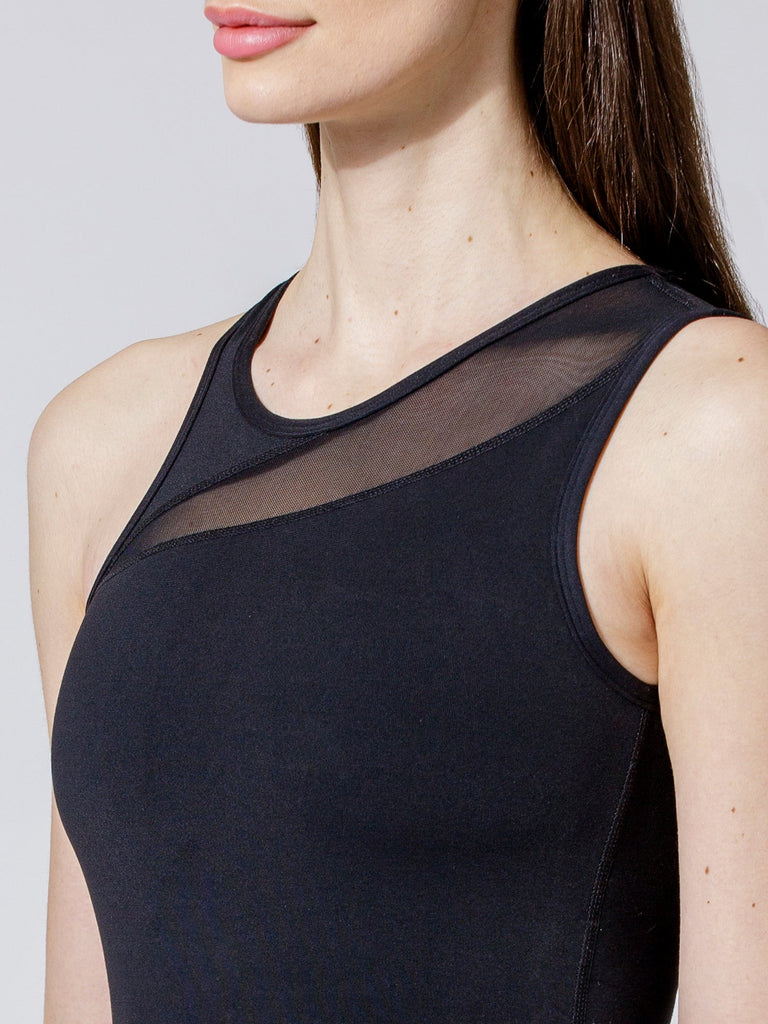 CONFLUX TANK, BLACK/BLACK MESH