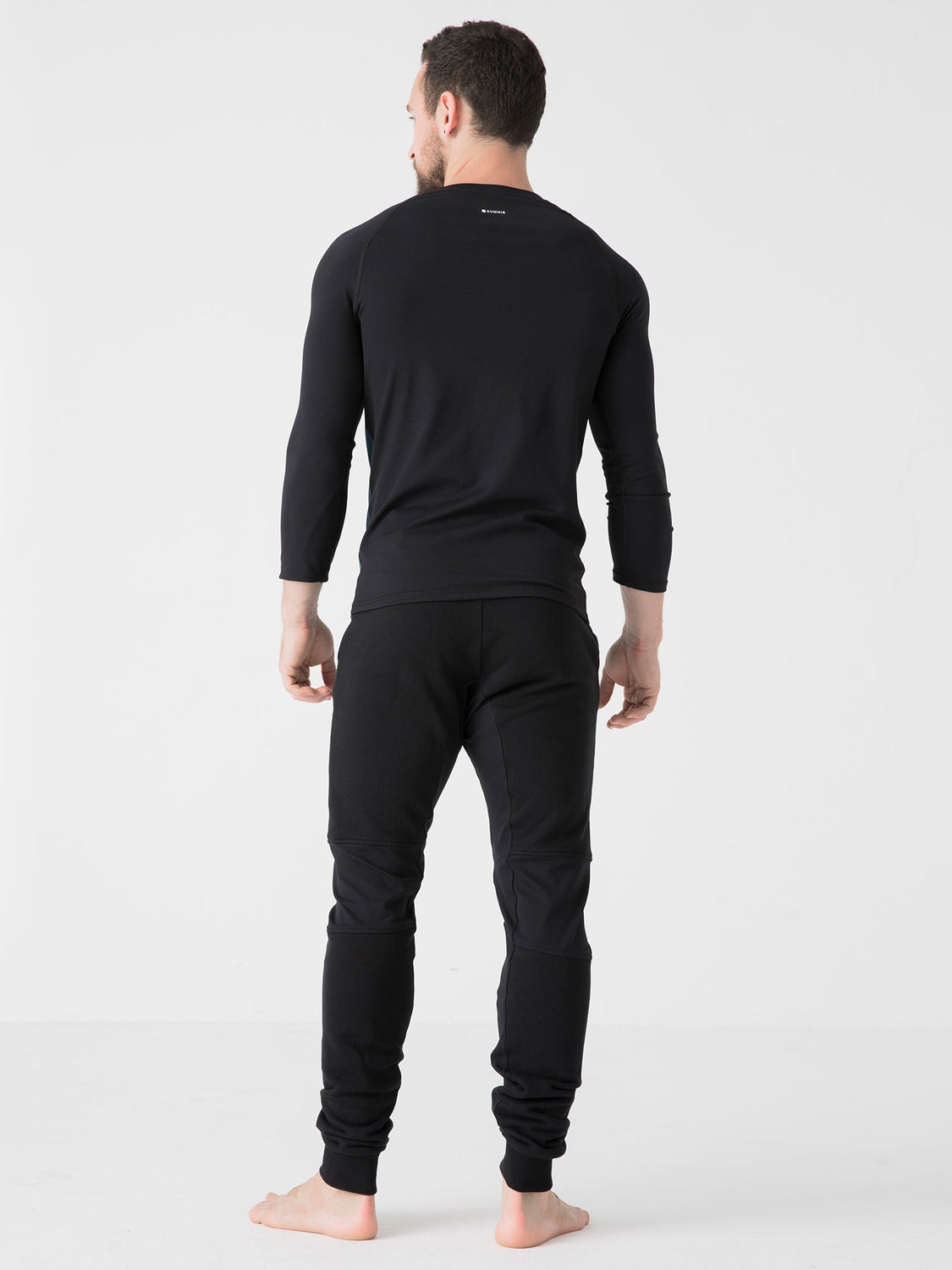 TAPERED PANTS, BLACK