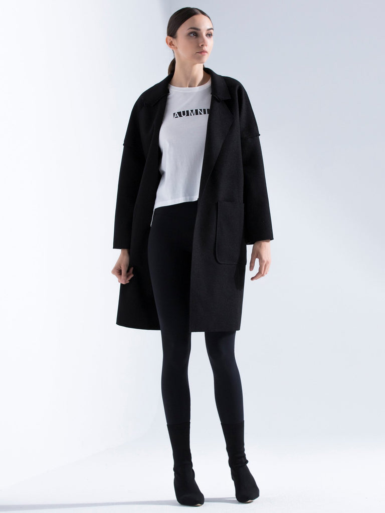 MINIMALIST VEGAN WOOL COAT